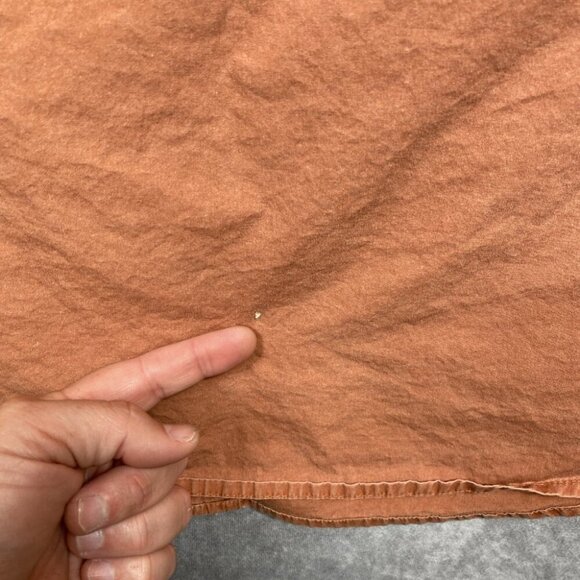 Bimini Bay Outfitters Button Down Shirt Mens XL Orange/Red Hiking Outdoors - Picture 9 of 13